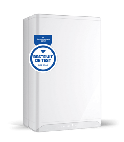 Intergas Xtreme 30 CW4 CV-ketel met Beste uit de Test Consumentenbond sticker