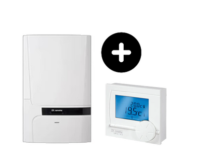 Remeha Calenta Ace-Matic 40c HR Combiketel 7,1 - 34,5 kW CW5 7865287 + Gratis Remeha qSense modulerende kamerthermostaat S101460