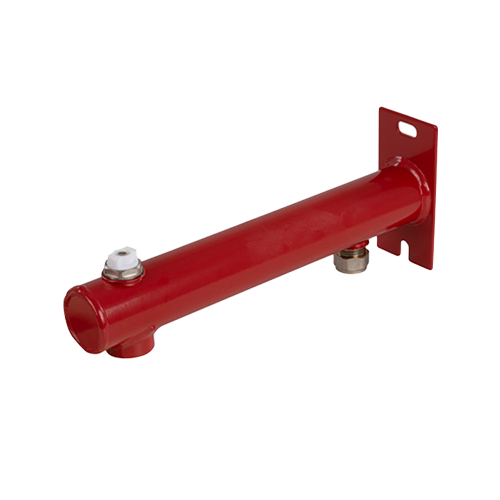 Expansievatbeugel_3-gats_rond_rood_met_puntstuk_en_ontluchter | CVketel.nl