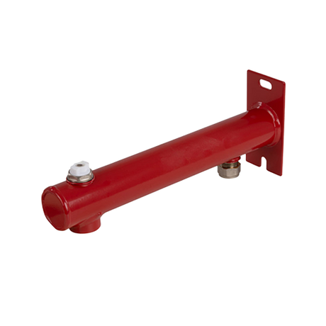 Expansievatbeugel_3-gats_rond_rood_met_puntstuk_en_ontluchter | CVketel.nl