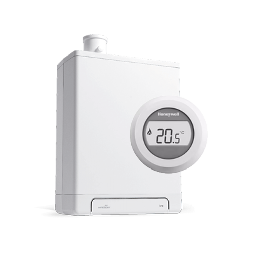 Intergas HRE 24/18 CW3 + Honeywell Home Round Aan/uit kamerthermostaat T87G2014 | CVketel.nl