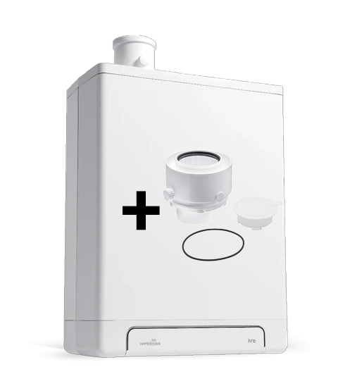 Intergas Kombi Kompakt HRE 28/24 6,9 - 22,8 kW CW4 60/100mm 043447 | CVketel.nl