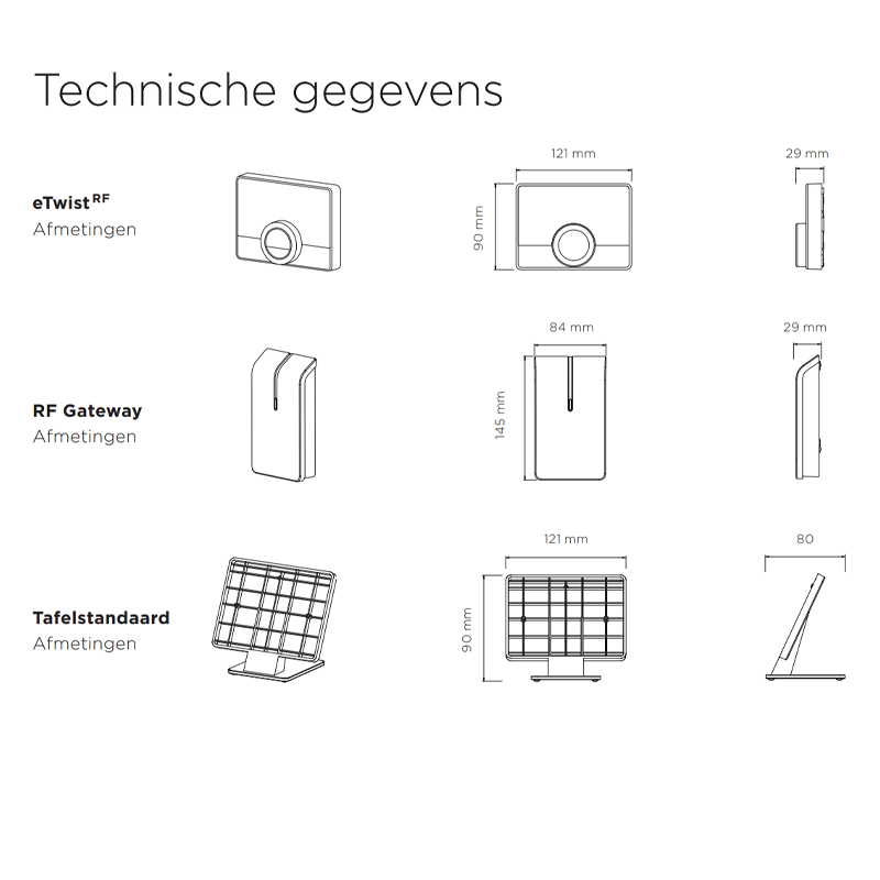 Remeha eTwist RF startersset draadloos inclusief gateway 7706406