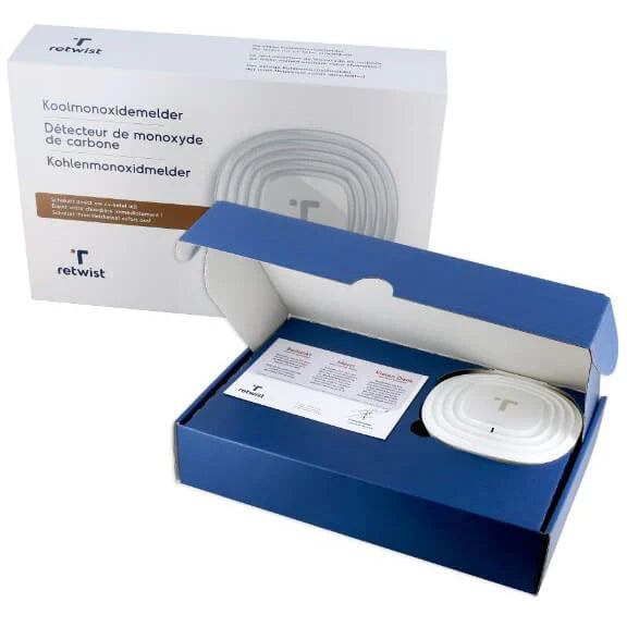 Retwist CO-switch koolmonoxidemelder inclusief montageplaat en schakelstekker 587.1/F kopen? | CVketel.nl mockup in doos 02