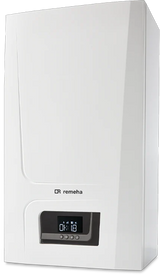 Remeha Tzerra Ace-Matic 24c HR Combiketel 3,0 - 20,0 kW CW3  2 x 80 mm 7814158 zijaanzicht
